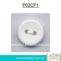 (st#P02CF1) Taiwan white chalk knitted top plastic resin buttons